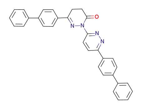 6-(4'''-biphenyl)-2-[3'-(4''-biphenyl)pyridazin-6'-yl]-2,3,4,5-tetrahydropyridazin-3-one