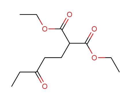 Molecular Structure of 70431-98-0 (Propanedioic acid, (3-oxopentyl)-, diethyl ester)