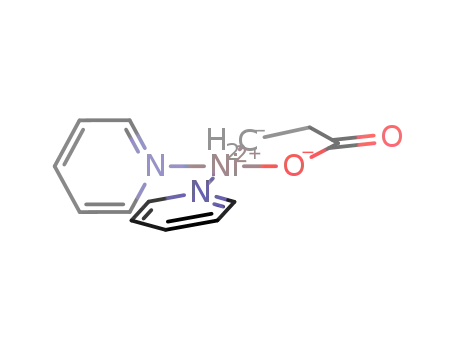 Molecular Structure of 779355-57-6 ((pyridine)<sub>2</sub>Ni{CH<sub>2</sub>CH<sub>2</sub>C(=O)O})