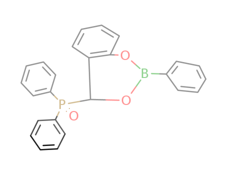 Molecular Structure of 141521-50-8 (Phosphine oxide, diphenyl(2-phenyl-4H-1,3,2-benzodioxaborin-4-yl)-)