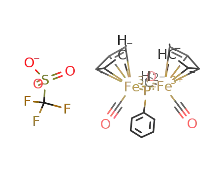 cis-[(C5H5)2Fe2(CO)2(μ-CO)(μ-PHPh)](O3SCF3)