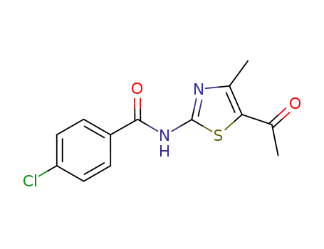 N-(5-acetyl-4-methyl-1,3-thiazol-2-yl)-4-chlorobenzamide