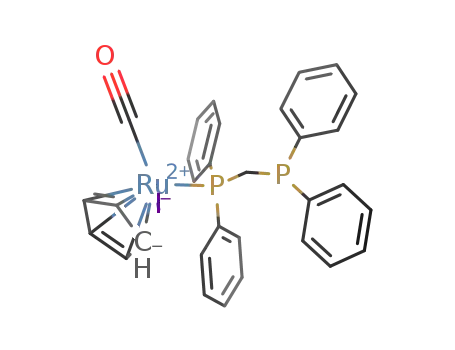 [(η5-cyclopentadienyl)Ru(carbonyl)(PPh2CH2PPh2)I]