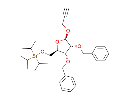 propargyl 2,3-di-O-benzyl-5-O-triisopropylsilyl-β-D-ribofuranoside