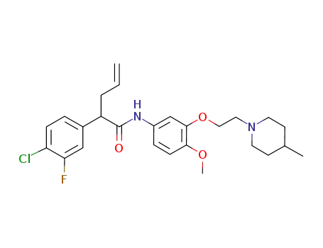 C<sub>26</sub>H<sub>32</sub>ClFN<sub>2</sub>O<sub>3</sub>