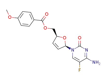 4-methoxybenzoic acid 5-(4-amino-5-fluoro-2-oxo-2H-pyrimidin-1-yl)-2,5-dihydrofuran-2-ylmethyl ester