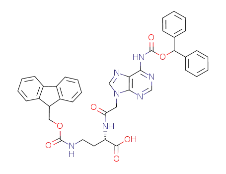 N<sup>γ</sup>-Fmoc-N<sup>α</sup>-[N<sup>6</sup>-(benzhydryloxycarbonyl)-(adenin-9-yl)acetyl]-2,4-diaminobutyric acid
