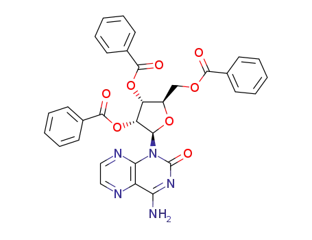 4-amino-2-oxo-3-(2,3,5-tri-O-benzoyl-β-D-ribofuranosyl)-1,2-dihydropteridine