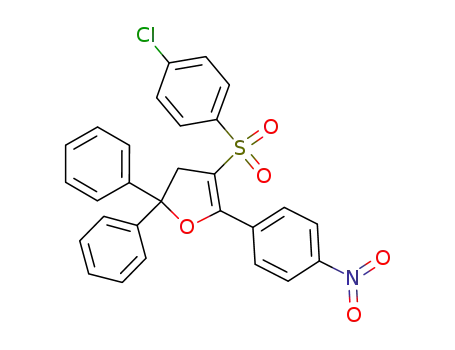 4-(4-chlorophenylsulfonyl)-5-(4-nitrophenyl)-2,2-diphenyl-2,3-dihydrofuran