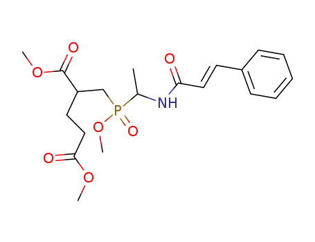 Pentanedioic acid,
2-[[methoxy[1-[[(2E)-1-oxo-3-phenyl-2-propenyl]amino]ethyl]phosphinyl]
methyl]-, dimethyl ester