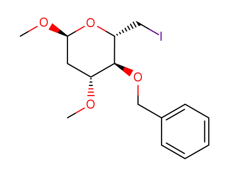 (2S,3S,4R,6S)-3-Benzyloxy-2-iodomethyl-4,6-dimethoxy-tetrahydro-pyran