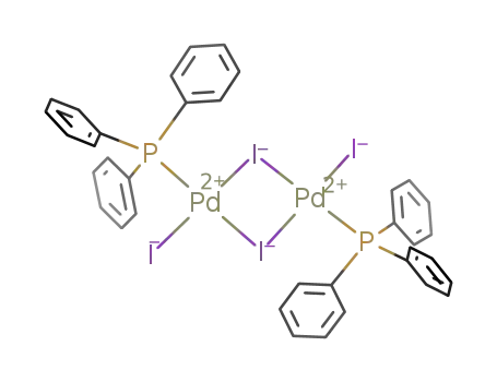 [Pd<sub>2</sub>I<sub>4</sub>(P(C<sub>6</sub>H<sub>5</sub>)3)2]