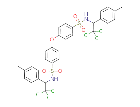 4,4'-oxybis{N-[2,2,2-trichloro-1-(4-methylphenyl)ethyl]benzenesulfonamide}