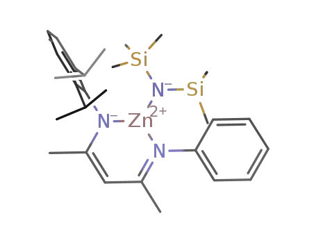 (CH(C(CH<sub>3</sub>)N)2(C<sub>6</sub>H<sub>3</sub>(CH(CH<sub>3</sub>)2)2)(C<sub>6</sub>H<sub>5</sub>))Zn(N(Si(CH<sub>3</sub>)3)2)