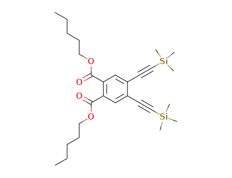 dipentyl 4,5-bis((trimethylsilyl)ethynyl)-1,2-benzenedicarboxylate