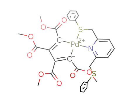 [Pd(C<sub>4</sub>(CO<sub>2</sub>Me)4)(2,6-bis(phenylthiomethyl)pyridine)]