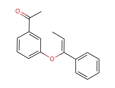 1-{3-[(Z)-1-phenylpropenyloxy]phenyl}ethanone
