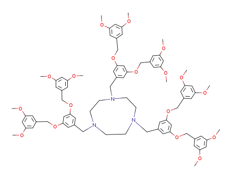 N<sub>3</sub>C<sub>6</sub>H<sub>12</sub>(CH<sub>2</sub>C<sub>6</sub>H<sub>3</sub>(OCH<sub>2</sub>C<sub>6</sub>H<sub>3</sub>(OCH<sub>3</sub>)2)2)3