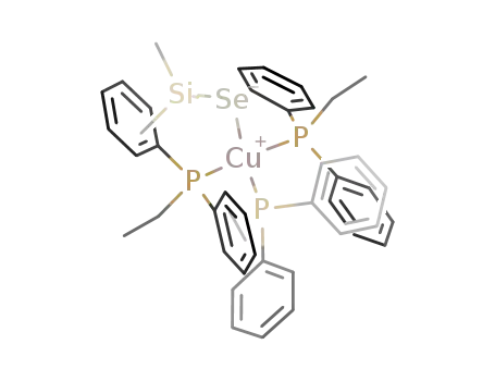 Molecular Structure of 935681-85-9 ((diphenyl(ethyl)phosphine)3Cu(trimethylsilylselenolato))
