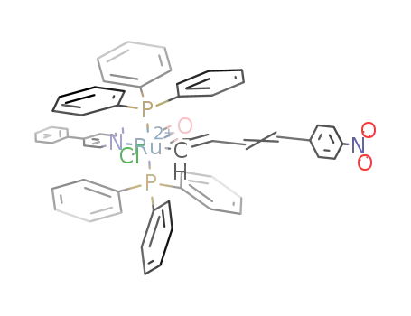[RuCl(CO)(4-phenylpyridine)(PPh<sub>3</sub>)2(CH=CHCH=CHC<sub>6</sub>H<sub>4</sub>-NO<sub>2</sub>-p)]