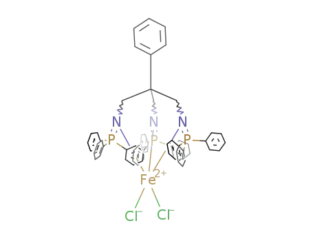 PhC(CH<sub>2</sub>NPPh<sub>3</sub>)3FeCl<sub>2</sub>
