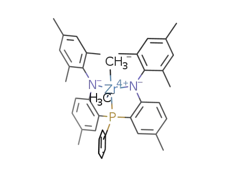 [(((2,4,6-Me<sub>3</sub>C<sub>6</sub>H<sub>2</sub>)N-2-(5-MeC<sub>6</sub>H<sub>3</sub>))2PPh)ZrMe<sub>2</sub>]