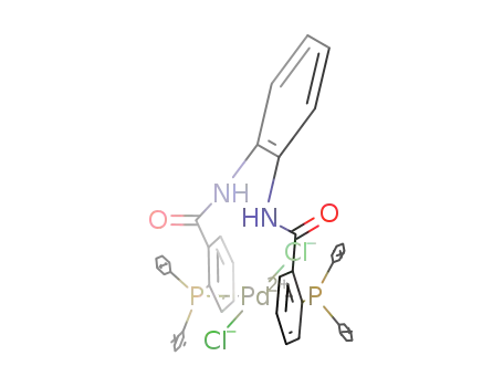 [PdCl<sub>2</sub>(1,2-bis-N[2'-diphenylphosphanyl)benzoyl]diaminobenzene]