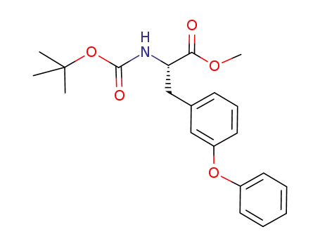 methyl N-{[(1,1-dimethylethyl)oxy]carbonyl}-3-(phenyloxy)-L-phenylalaninate