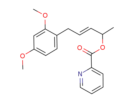(E)-5-(2,4-dimethoxyphenyl)pent-3-en-2-yl picolinate