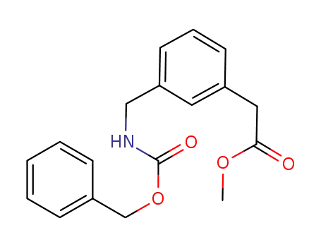 methyl 2-(3-((N-benzyloxycarbonylamino)methyl)phenyl)acetate