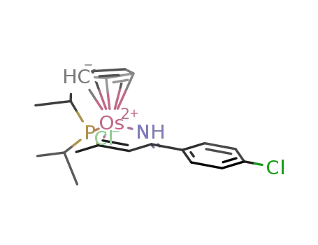 [(C<sub>5</sub>H<sub>5</sub>)OsCl(NHC(C<sub>6</sub>H<sub>4</sub>Cl)CHC(CH<sub>3</sub>)P(CH(CH<sub>3</sub>)2)2)]