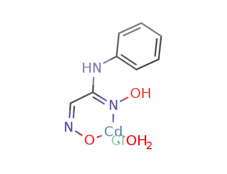 Cd(NOCHCNHC<sub>6</sub>H<sub>5</sub>NOH)ClH<sub>2</sub>O