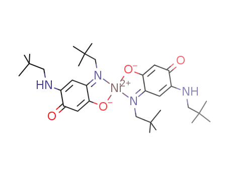 Molecular Structure of 622784-51-4 (Ni(II)(N,N'-dineopentyl-2-amino-5-alcoholate-1,4-benzoquinonemonoimine)2)