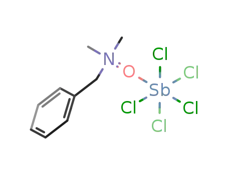 Molecular Structure of 83616-70-0 (N,N-dimethylbenzylamine oxide-SbCl<sub>5</sub>)