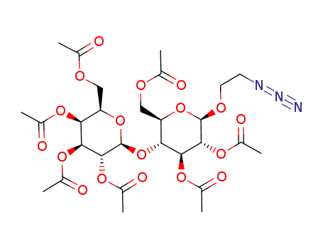 2-azidoethyl 2,3,4,6-tetra-O-acetyl-β-lactopyranoside