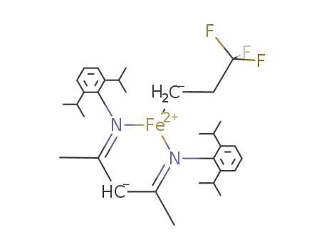 (2,4-bis(2,6-diisopropylphenylimino)pent-3-yl)FeCH<sub>2</sub>CH<sub>2</sub>CF<sub>3</sub>