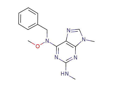 N-benzyl-2-(methylamino)-N-methoxy-9-methyl-9H-purin 6-amine