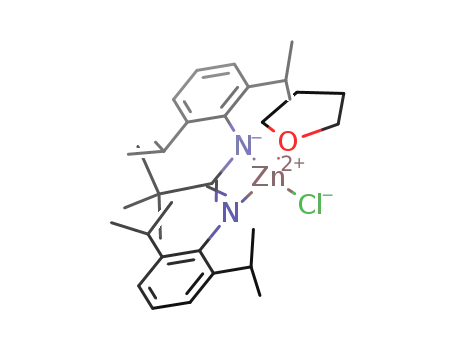 [(bis(N,N'-bis(2,6-diisopropylphenyl)acetamidinate)ZnCl(THF)]