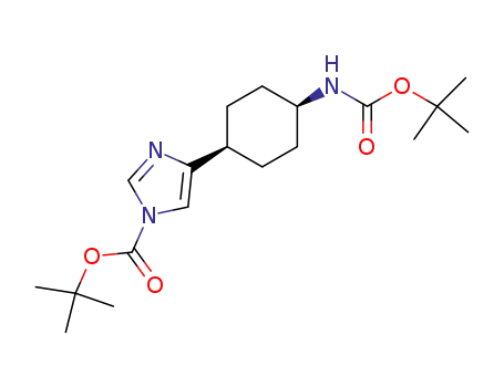 1H-Imidazole-1-carboxylic acid,
4-[cis-4-[[(1,1-dimethylethoxy)carbonyl]amino]cyclohexyl]-,
1,1-dimethylethyl ester