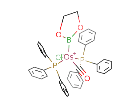 Os(BOC<sub>2</sub>H<sub>4</sub>O)Cl(CO)(P(C<sub>6</sub>H<sub>5</sub>)3)2