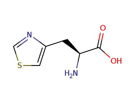 Molecular Structure of 119433-80-6 (L-4-THIAZOLYLALANINE)