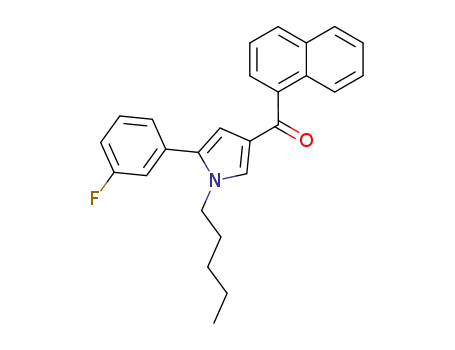(5-(3-fluorophenyl)-1-pentyl-1H-pyrrol-3-yl)(naphthalen-1-yl)methanone