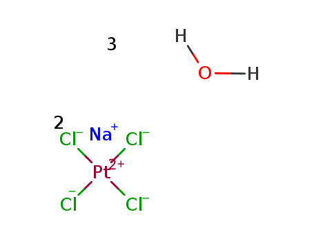 Platinate(2-),tetrachloro-, disodium, hydrate, (SP-4-1)- (9CI)