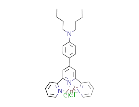 [ZnCl<sub>2</sub>(4'-(phenyl-p-dibutylamino)-2,2':6',2''-terpyridine)Cl<sub>2</sub>]