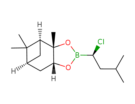 2-[(1S)-1-chloro-3-methylbutyl]-(3aS,4S,6S,7aR)-hexahydro-3a,5,5-trimethyl-4,6-methano-1,3,2-benzodioxaborole