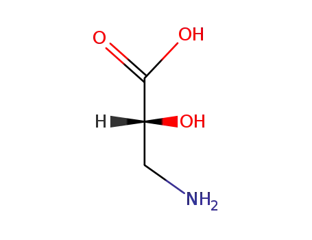 Molecular Structure of 632-11-1 ((R)-Isoserine)