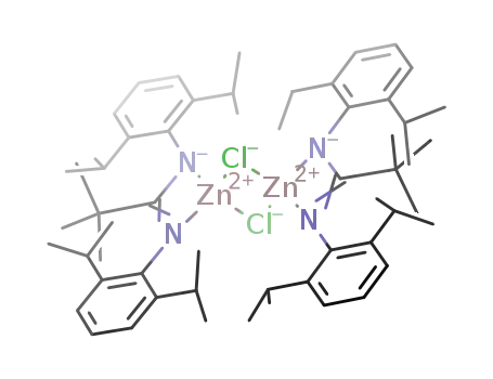 [(bis(N,N'-bis(2,6-diisopropylphenyl)acetamidinate)Zn(μ-Cl)]2
