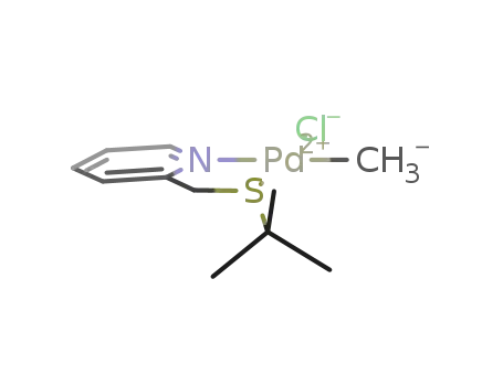 [PdCl(Me)(C<sub>5</sub>H<sub>4</sub>N-2-CH<sub>2</sub>S(t-Bu))]