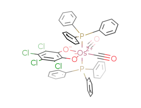 [Os(P(C<sub>6</sub>H<sub>5</sub>)3)2(CO)2(O<sub>2</sub>C<sub>6</sub>Cl<sub>4</sub>)]