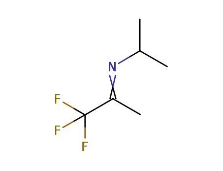 Molecular Structure of 723294-90-4 (N-(2,2,2-trifluoro-1-methylethylidene)propan-2-amine)